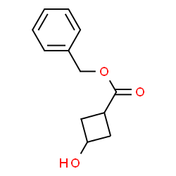benzyl trans-3-hydroxycyclobutanecarboxylate Structure