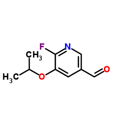 6-Fluoro-5-isopropoxynicotinaldehyde structure