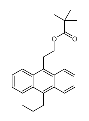 2-(10-propylanthracen-9-yl)ethyl 2,2-dimethylpropanoate结构式