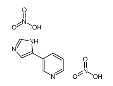 3-(1H-imidazol-5-yl)pyridine,nitric acid Structure