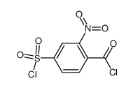4-chlorosulfonyl-2-nitro-benzoyl chloride结构式
