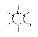 2-chloro-1,3,4,5,6-pentamethyl-1,3,5,2,4,6-triazatriborinane Structure