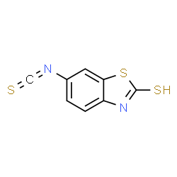 2(3H)-Benzothiazolethione,6-isothiocyanato-(9CI)结构式
