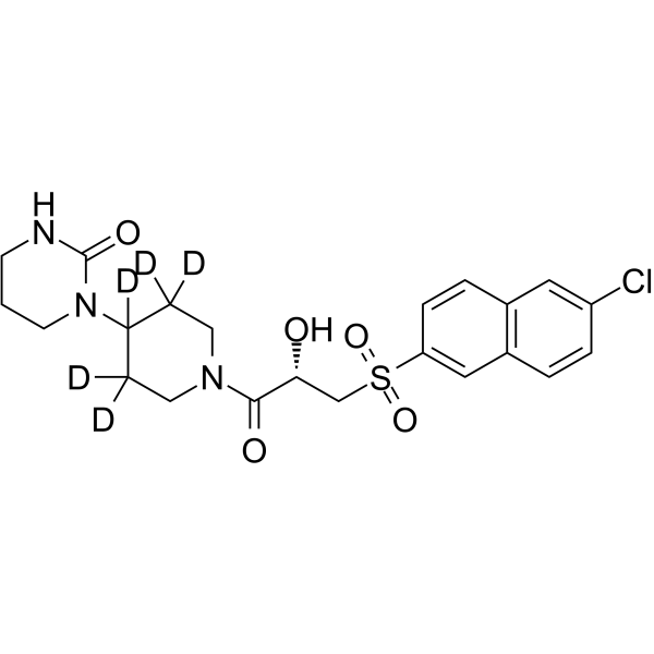 Letaxaban-d5 Structure