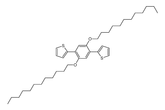 2-(2,5-didodecoxy-4-thiophen-2-ylphenyl)thiophene结构式