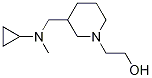 2-{3-[(Cyclopropyl-Methyl-aMino)-Methyl]-piperidin-1-yl}-ethanol Structure