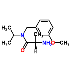 N-Isopropyl-N-(3-methoxybenzyl)-L-alaninamide结构式