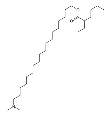 18-(dimethylamino)octadecyl 2-ethylhexanoate结构式