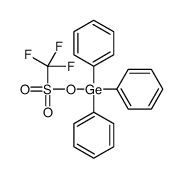 triphenylgermyl trifluoromethanesulfonate Structure