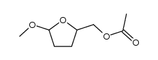 Methyl-5-O-acetyl-2,3-dideoxy-pentofuranosid Structure