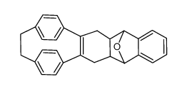 1',4',4a',9',10',10a'-hexahydro-9',10'-epoxy-1,2(2,3)-anthraceno<2.2>paracyclophan-1-ene Structure