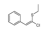 (E)-(1-chloro-2-phenylvinyl)(ethyl)sulfane Structure