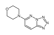 4-(tetrazolo[1,5-b]pyridazin-6-yl)morpholine结构式