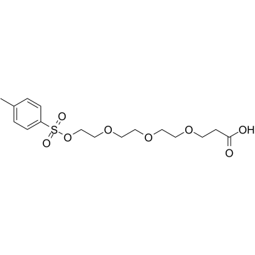 Tos-PEG4-acid结构式