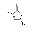 2-methyl-4-bromocyclopent-2-en-1-one Structure