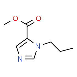 1H-Imidazole-5-carboxylicacid,1-propyl-,methylester(9CI)结构式