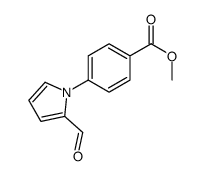 4-(2-FORMYL-1H-PYRROL-1-YL)-BENZOIC ACID METHYL ESTER Structure