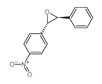 Oxirane,2-(4-nitrophenyl)-3-phenyl-, (2R,3R)-rel- structure