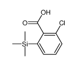 2-chloro-6-trimethylsilylbenzoic acid结构式