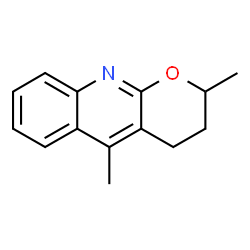 2,5-Dimethyl-3,4-dihydro-2H-pyrano[2,3-b]quinoline structure