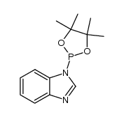 2-(benzimidazol-1-yl)-4,4,5,5-tetramethyl-1,3,2-dioxaphospholane Structure