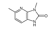 3,5-dimethylimidazo<4,5-b>pyridin-2-one Structure