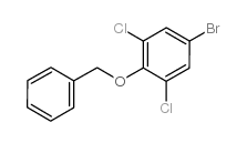 3,5-DICHLORO-4-BENZYLOXYBROMOBENZENE Structure