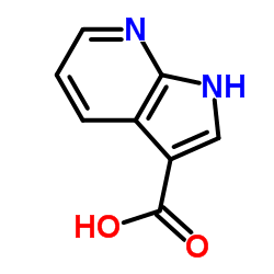 7-氮杂吲哚-3-羧酸结构式