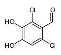 Benzaldehyde, 2,6-dichloro-3,4-dihydroxy- (9CI) structure