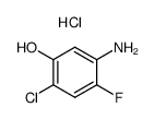 3-amino-6-chloro-4-fluorophenol hydrochloride结构式