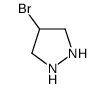 Pyrazolidine, 4-bromo- (9CI) structure