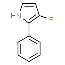 1H-Pyrrole,3-fluoro-2-phenyl-(9CI)结构式