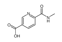 6-(methylcarbamoyl)pyridine-3-carboxylic acid结构式