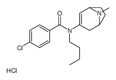 N-butyl-4-chloro-N-(8-methyl-8-azabicyclo[3.2.1]oct-3-en-3-yl)benzamide,hydrochloride Structure