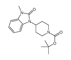 TERT-BUTYL 4-(3-METHYL-2-OXO-2,3-DIHYDRO-1H-BENZO[D]IMIDAZOL-1-YL)PIPERIDINE-1-CARBOXYLATE picture