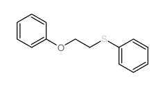 Benzene,[(2-phenoxyethyl)thio]- structure