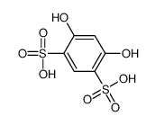 4,6-Dihydroxybenzene-1,3-bis(sulfonic acid)结构式