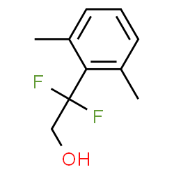 2-(2,6-二甲基苯基)-2,2-二氟乙烷-1-醇结构式