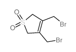 Thiophene,3,4-bis(bromomethyl)-2,5-dihydro-, 1,1-dioxide structure