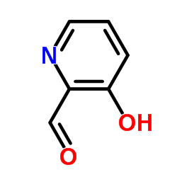 3-Hydroxy-2-pyridinecarbaldehyde Structure