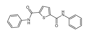 2-N,5-N-diphenylthiophene-2,5-dicarboxamide结构式