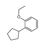 1-cyclopentyl-2-ethoxybenzene结构式