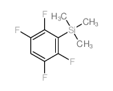 trimethyl-(2,3,5,6-tetrafluorophenyl)silane Structure