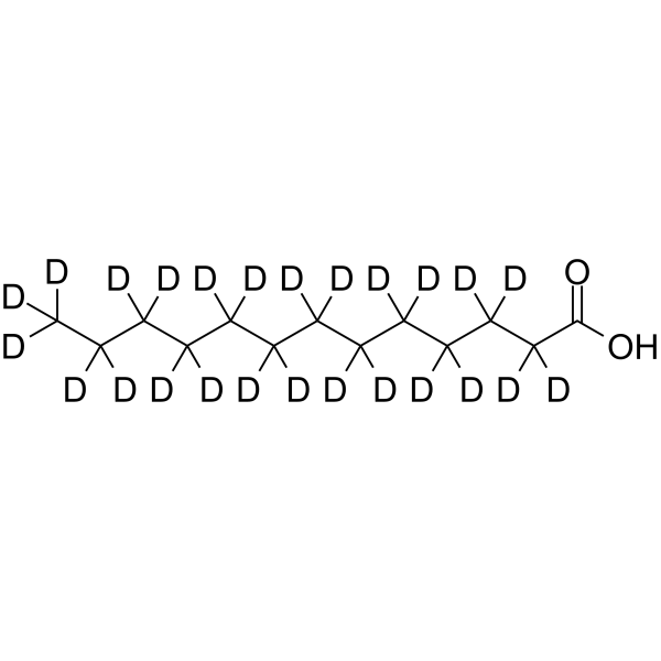 十三酸-D25结构式