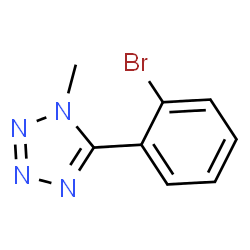 1H-Tetrazole, 5-(2-bromophenyl)-1-methyl-结构式