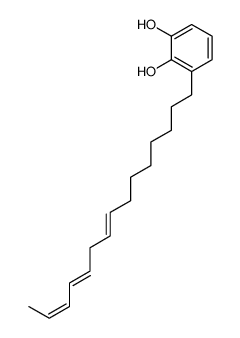 3-pentadeca-8,11,13-trienylbenzene-1,2-diol结构式