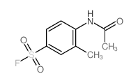 4-acetamido-3-methyl-benzenesulfonyl fluoride结构式