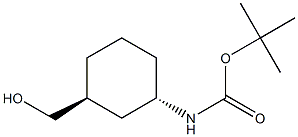 (1S,3S)-(3-Hydroxymethyl-cyclohexyl)-carbamicacidtert-butylester structure