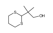 2-(1,3-dithian-2-yl)-2-methylpropan-1-ol结构式