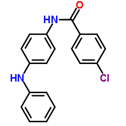 N-(4-Anilinophenyl)-4-chlorobenzamide Structure